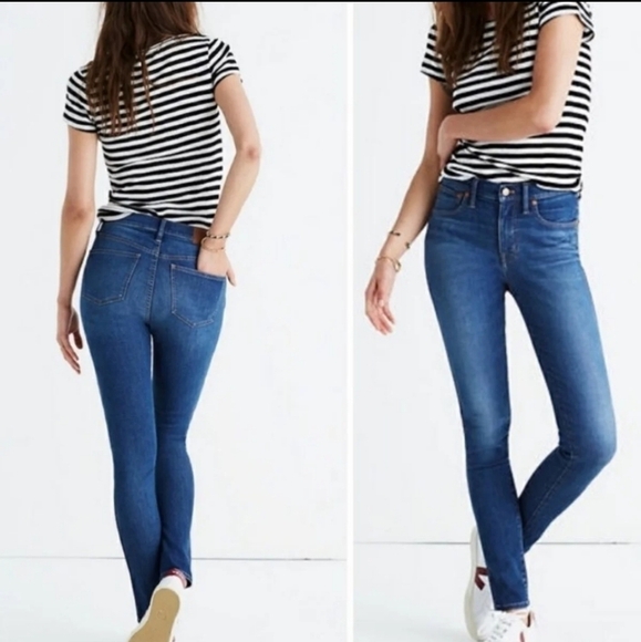 Madewell 9" Mid Rise Skinny Jeans 28 EUC - Picture 1 of 8